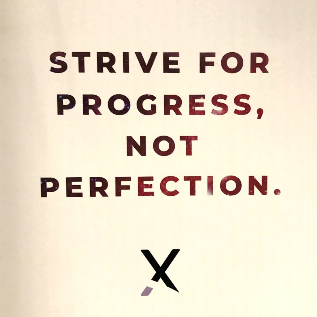 progress not perfection