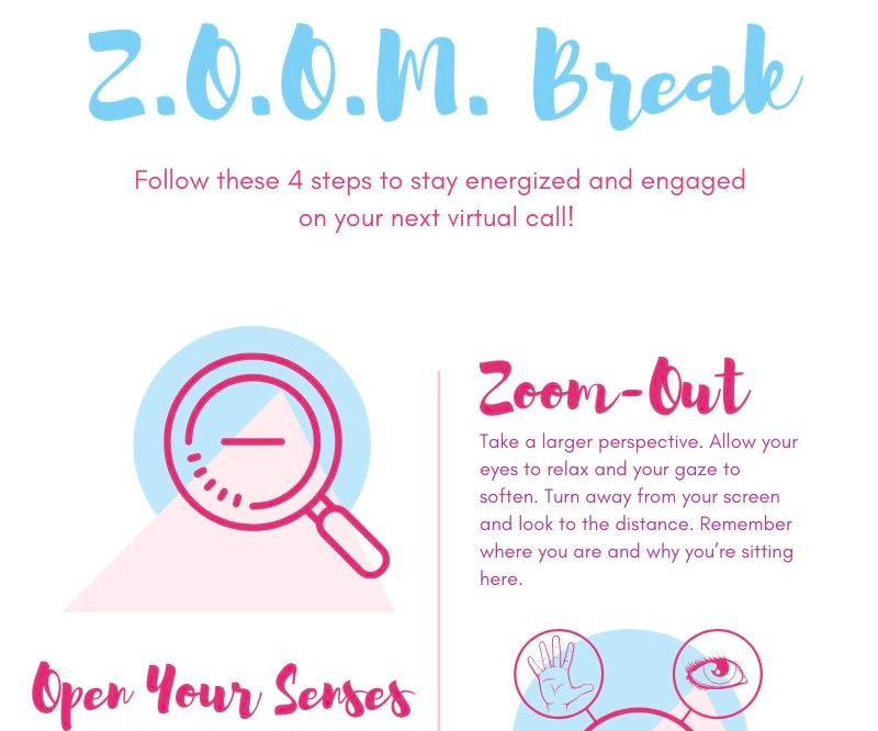 mindful tech Zoom break