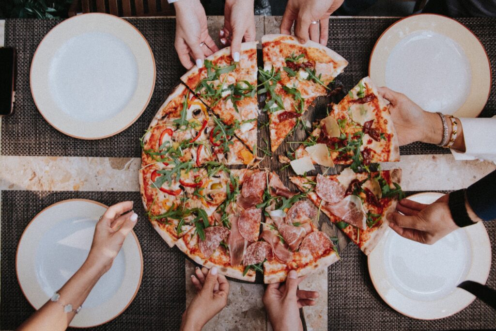 pizza sharing